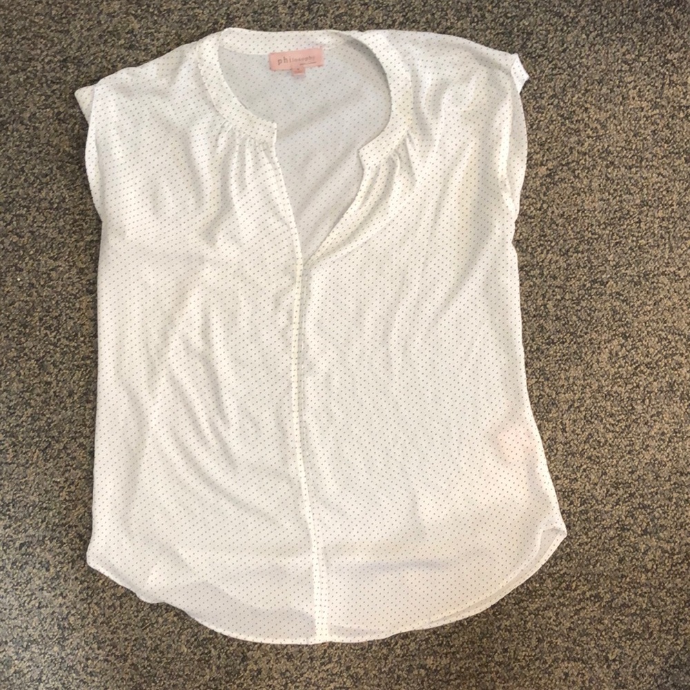 Philosophy White Blouse